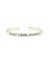 Trust Your Journey Cuff - Silver