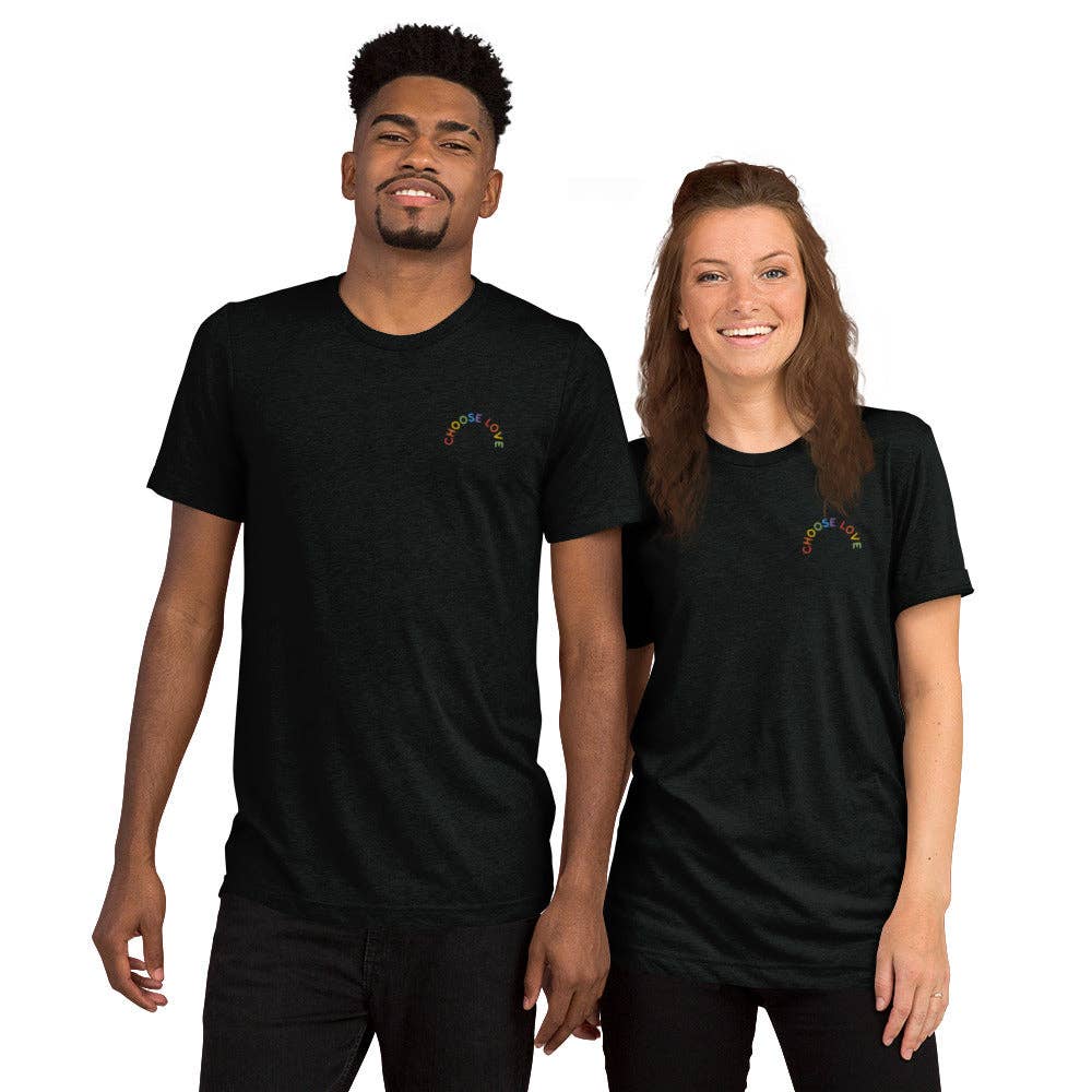 Choose Love Embroidered Classic Tee
