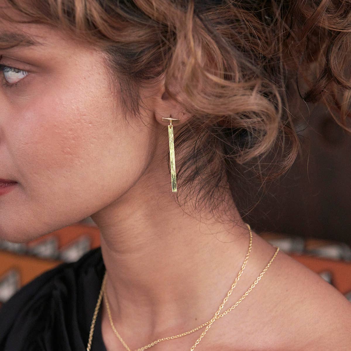 Dangling Bar Posts - Silver