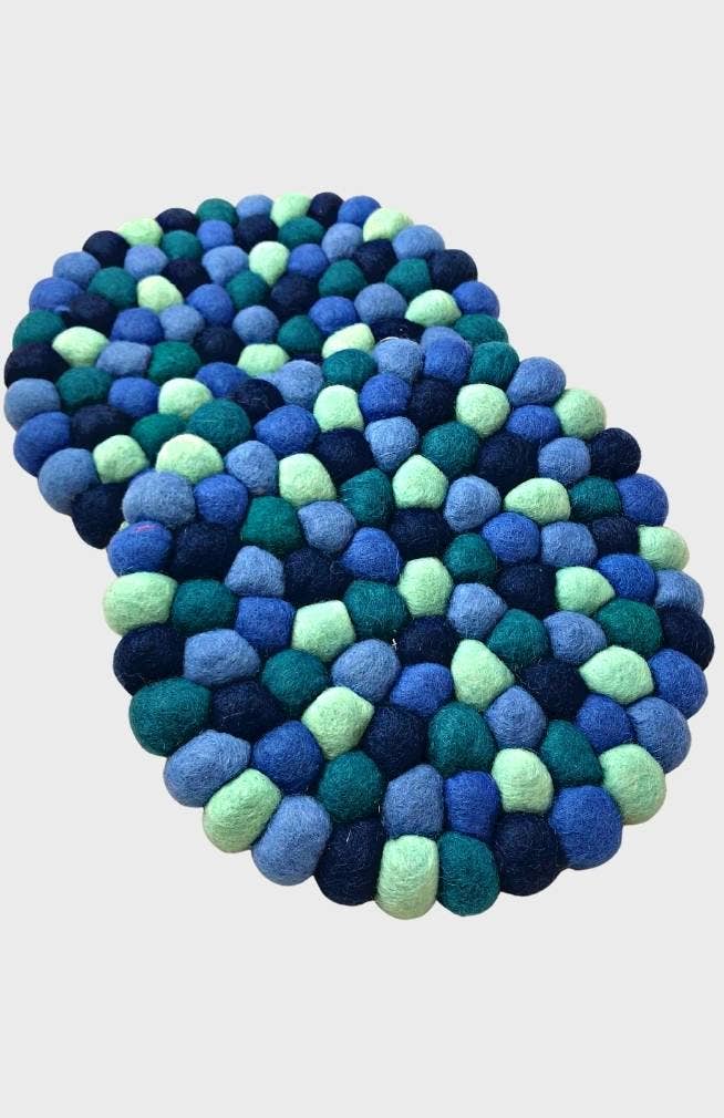 Round Felt Ball Trivet
