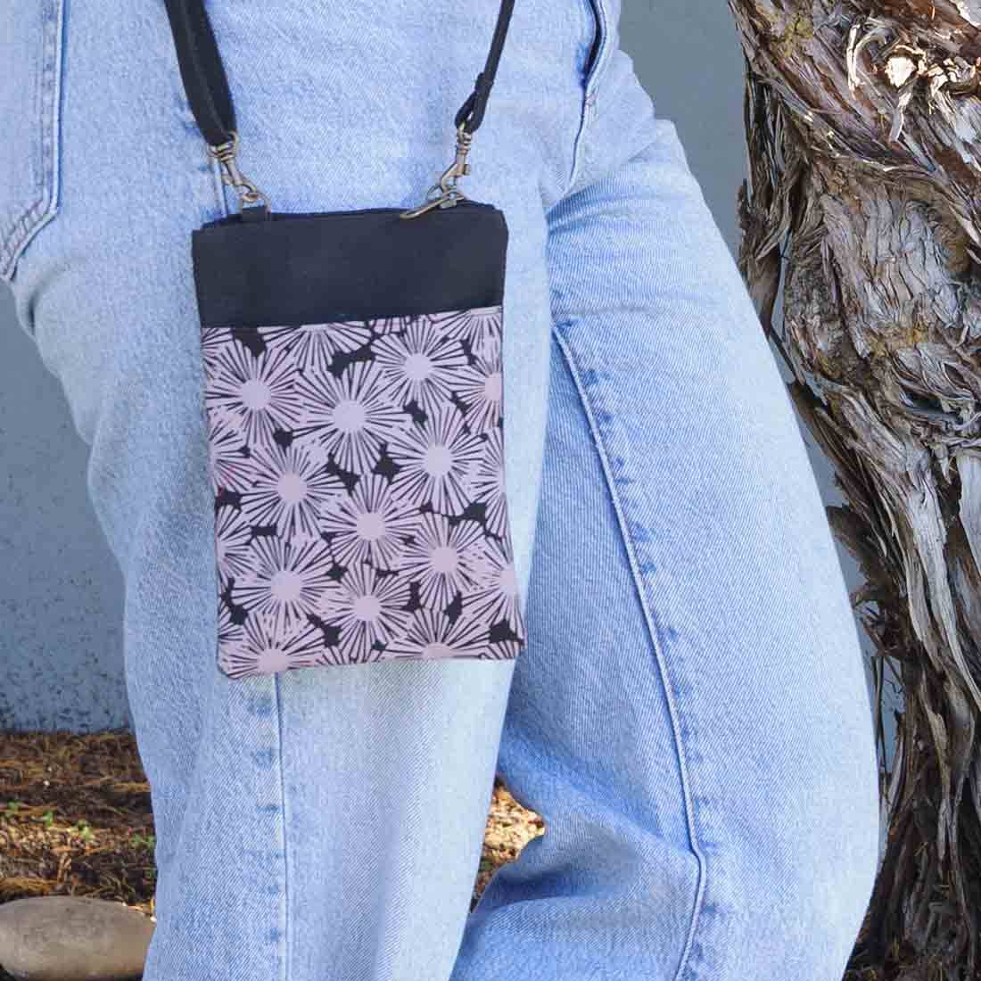 Canvas Mini Crossbody - Phone Crossbody - Small Travel Bag