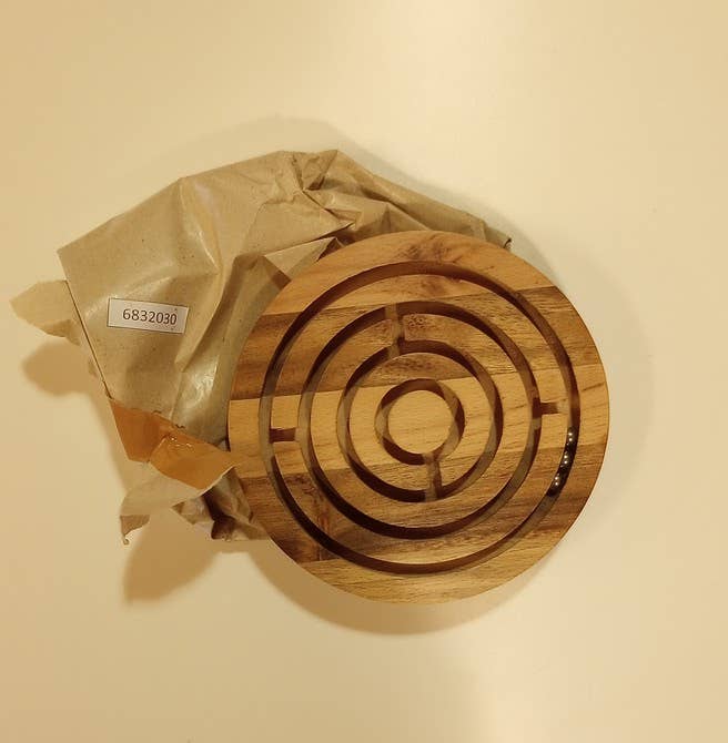 Handheld Wooden Maze Game *