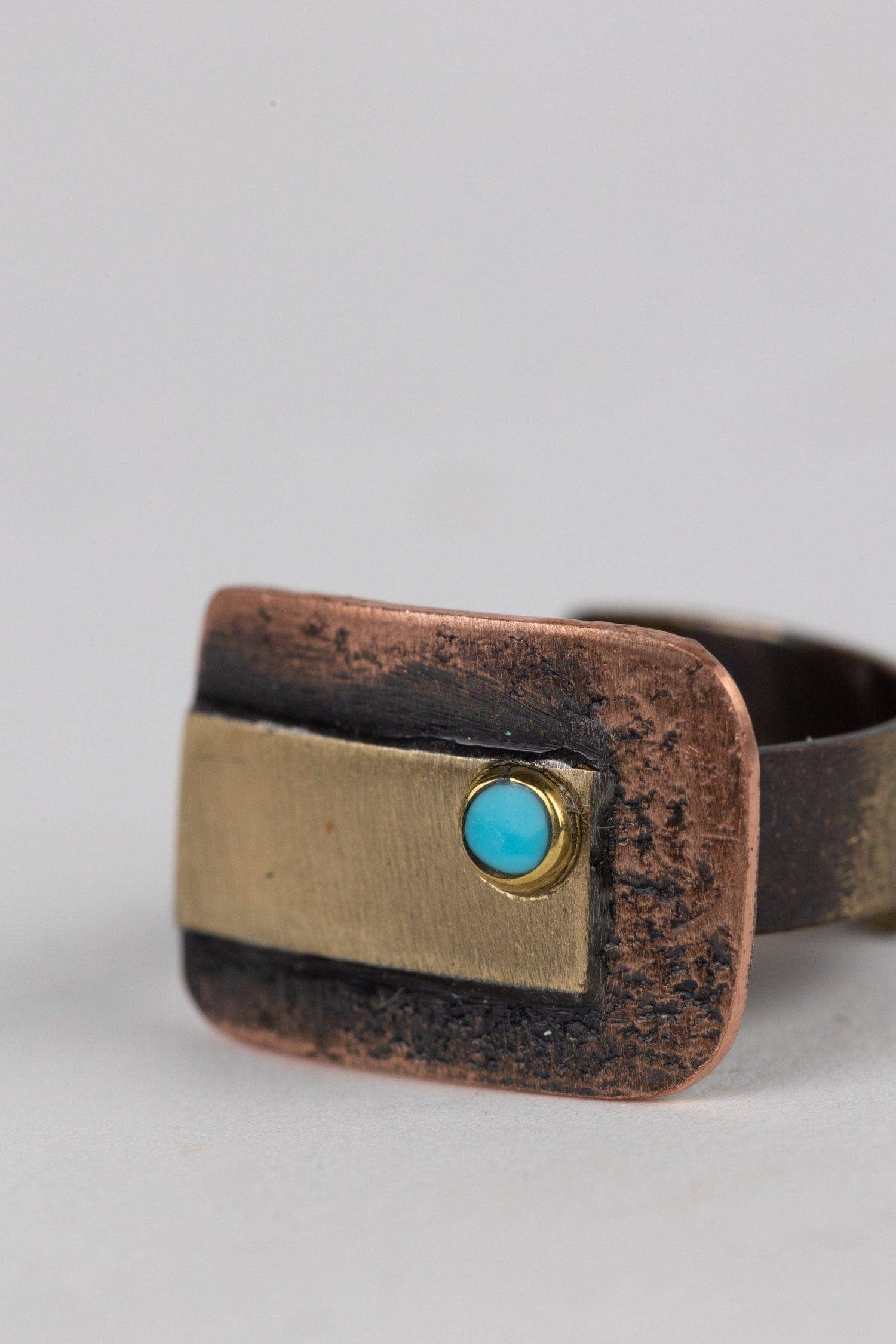 * Adrift - Hammered Copper Ring
