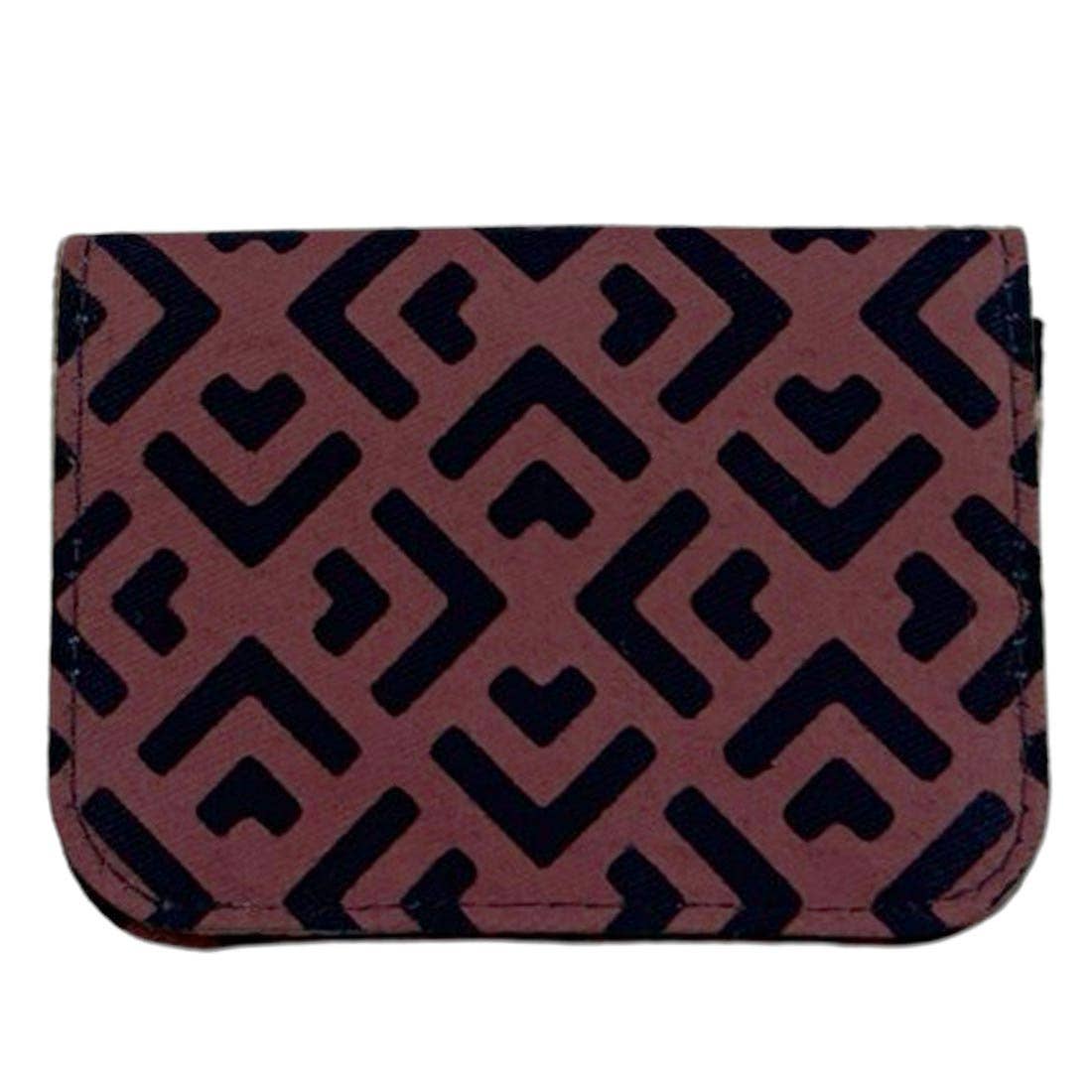 Cotton Card Holder - Funky Retro Prints - Mini Wallet