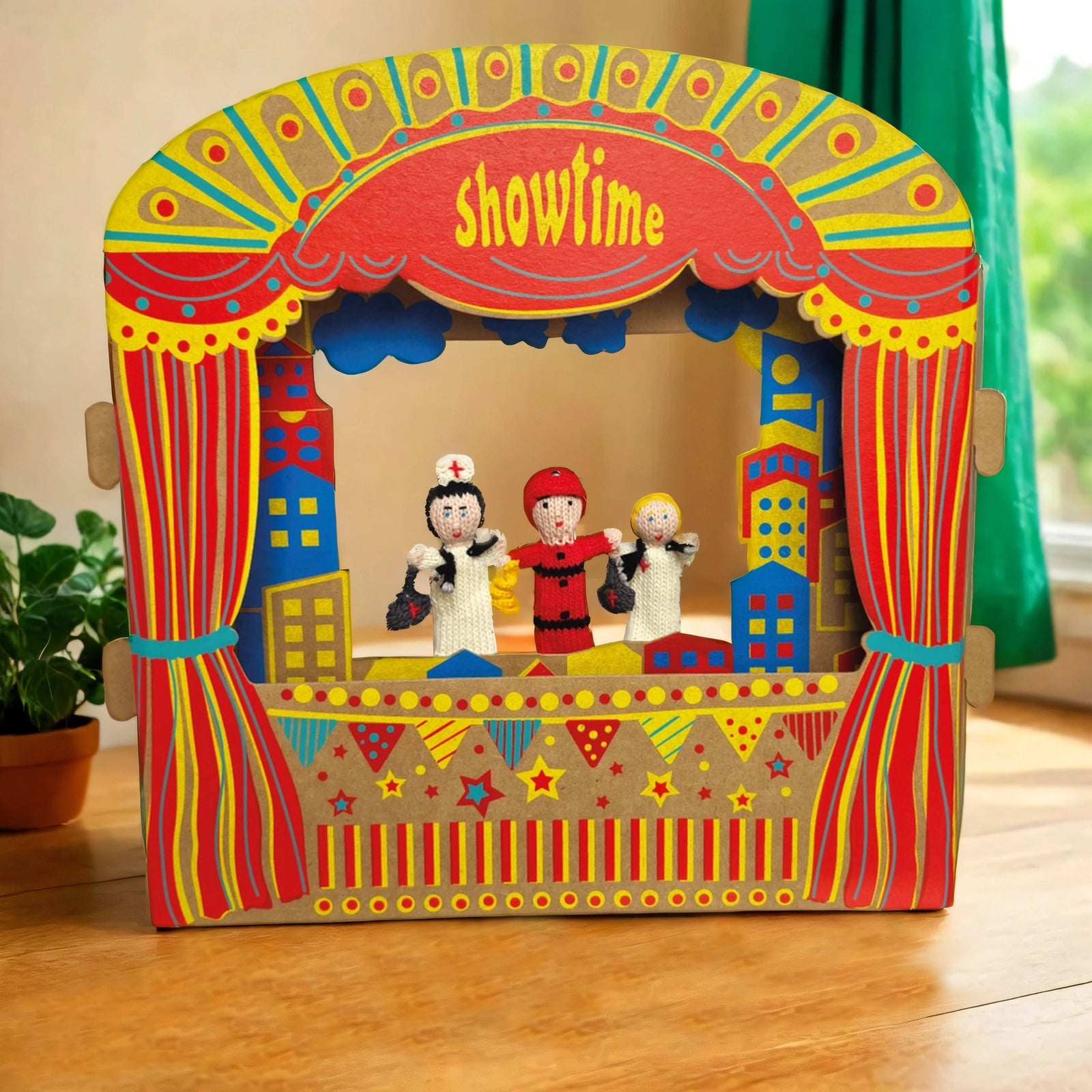 Finger Puppet Theater - Cardboard Toy