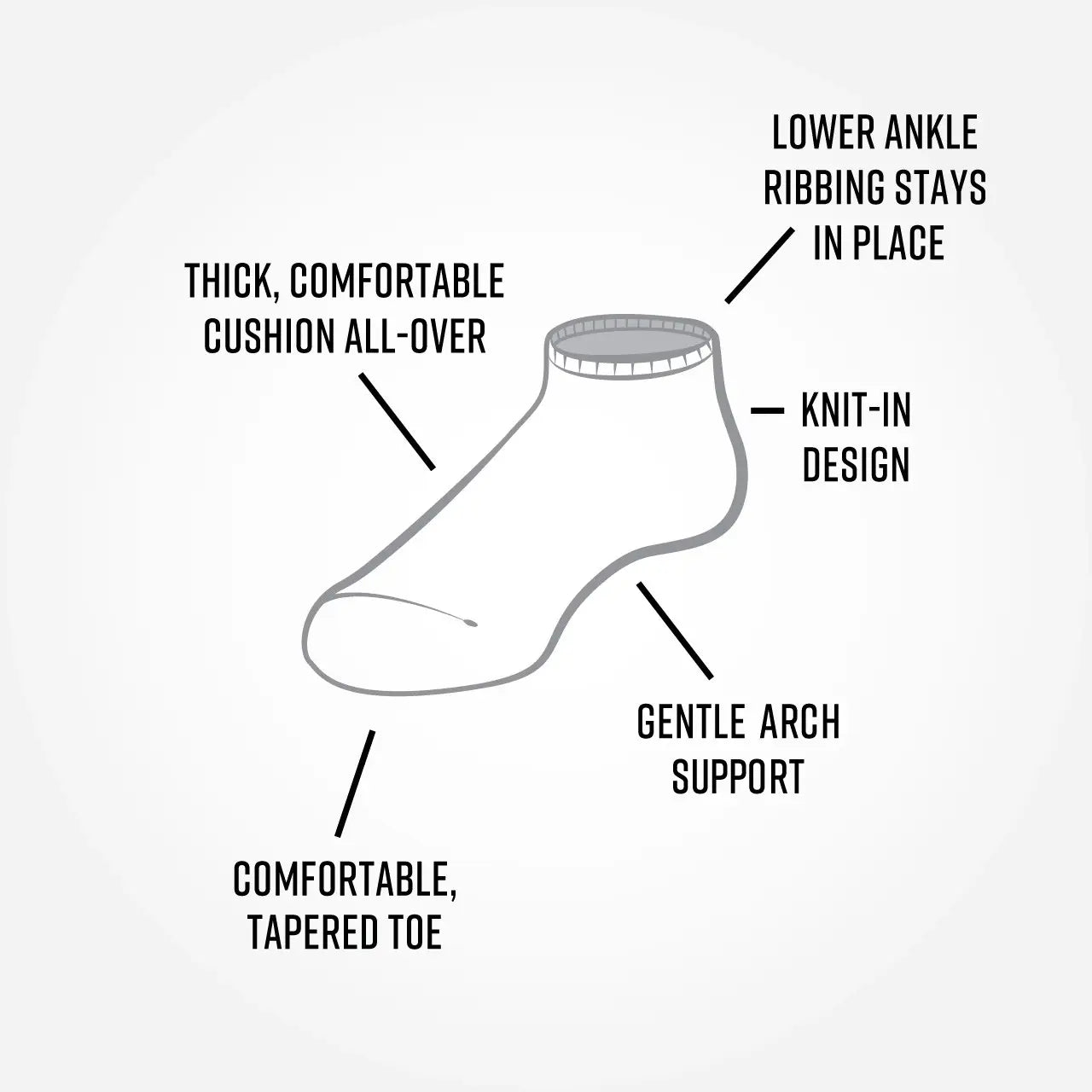 Organic Cotton Mushroom Taupe Footie Socks