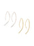 Elegant Curve Drop Earrings
