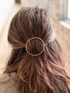 Ellipse Circle Hair Clip