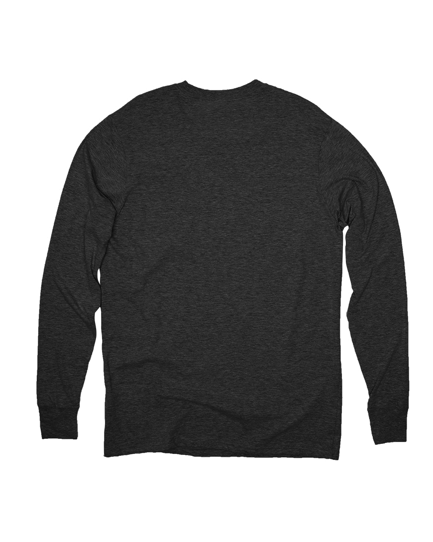 Unisex Triblend Long Sleeve Tee wander charcoal