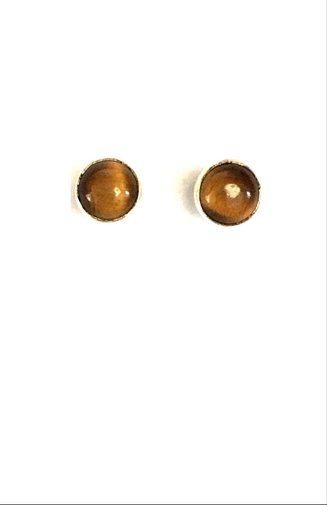 Handcrafted Sterling Silver Gemstone Stud Earrings