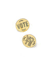 Vote Pin - Stacked Letters