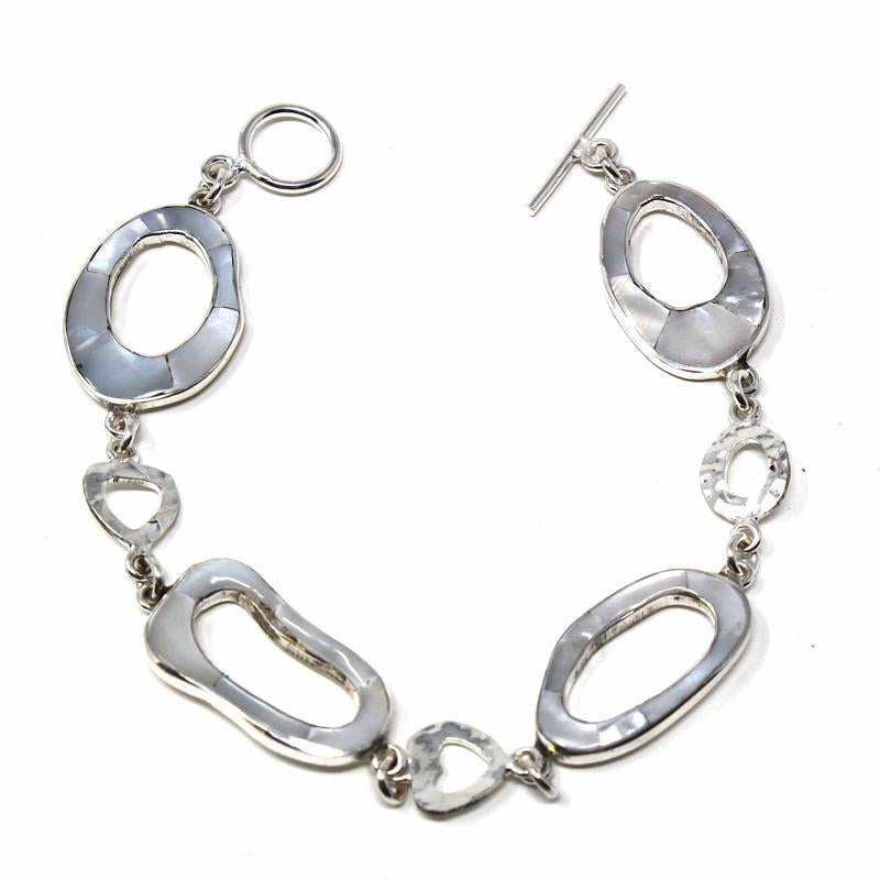 Bracelet, Mother-of-Pearl Rings