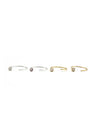 Dainty Pearl Wrap Around Earrings Silver
