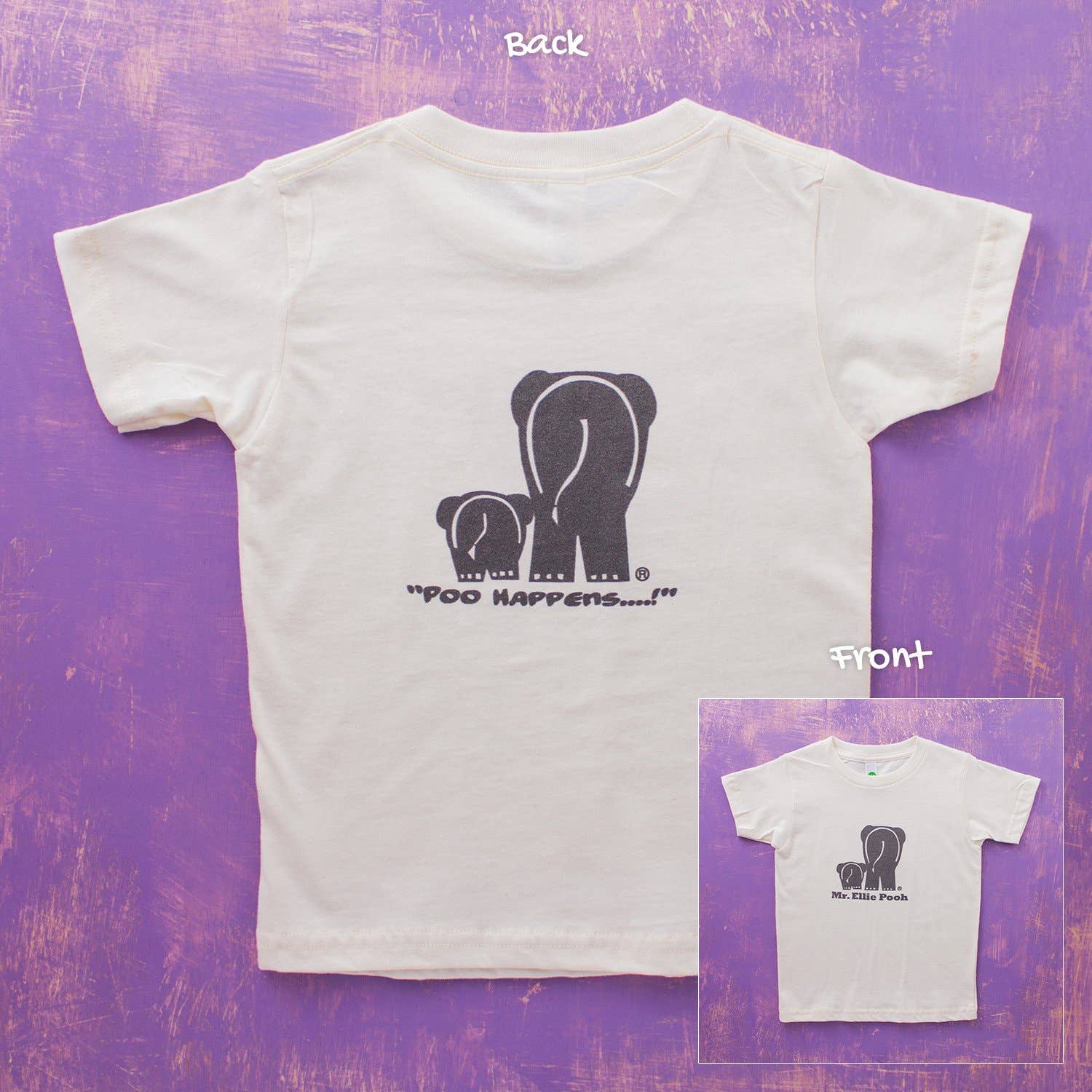 Mr. Ellie Pooh Organic Cotton Toddler T-Shirts (IS)