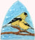 Goldfinch Nighlight - Recycled Glass (IS)