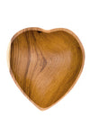 Wild Olive Wood Heart Shaped Bowls