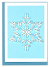 Snowflake Gift Enclosure Mini Card