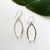 Pearl Open Drop Earrings