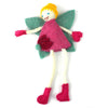 Tooth Fairy Tooth Pouch &amp; Doll, Blonde with Pink Dress - Hand Felted (IS)