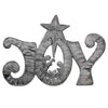 JOY Metal Art with Nativity Scene (11&quot; x 8&quot;) - Croix des Bouquets (H)