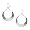 Lunar Crescent Earrings - Silver
