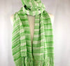 Zarita Green Artisan Scarf