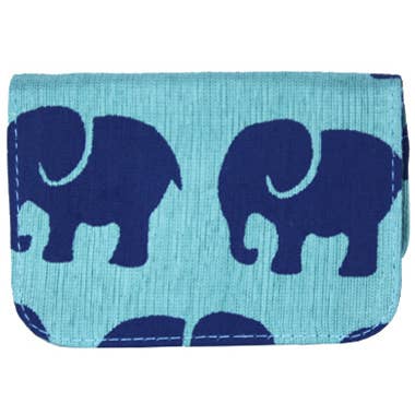 Elephant Cardholder in Seafoam shades from Cambodia (IS)