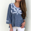 Clavel Blue Sky Blouse