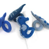 Nautical Shark, Whale &amp; Seahorse Felt Napkin Rings, Set of 4
