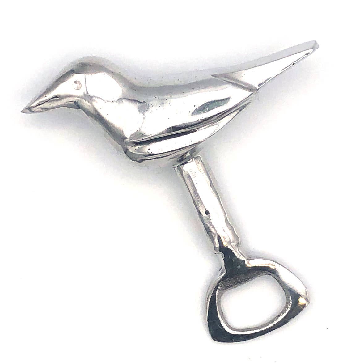 Recycled Aluminum Bottle Opener with Songbird (IS)