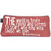Pink With Those We Love 12&quot; Mandela Pouch