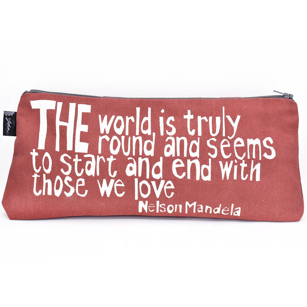 Pink With Those We Love 12" Mandela Pouch