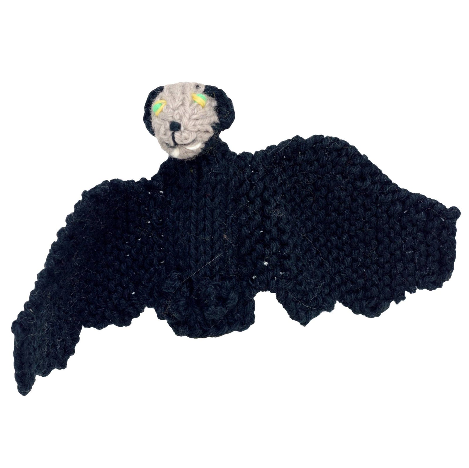 Bat - Bright Organic Cotton Finger Puppet