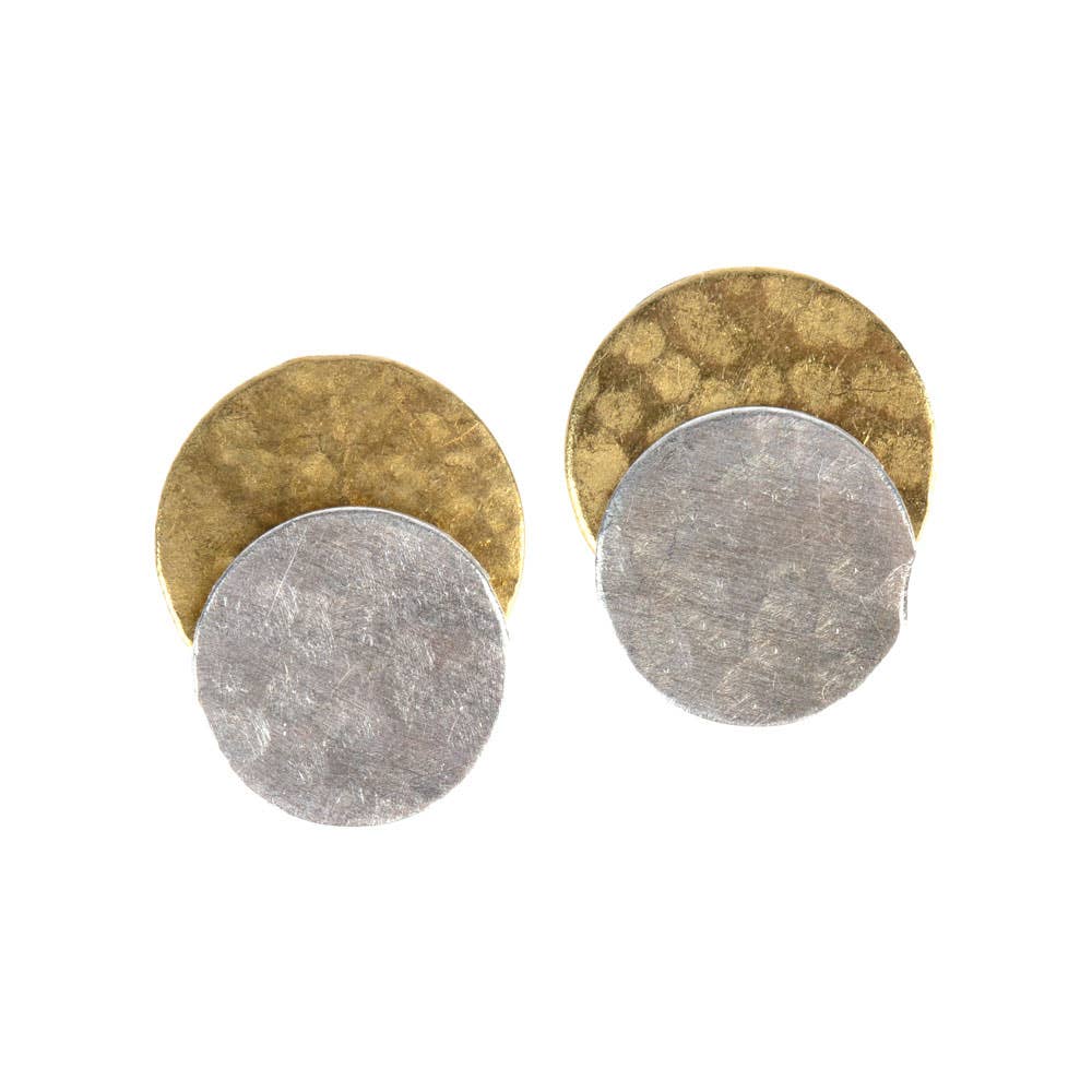 Double Disk Earrings