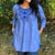 Laura Blue Chambray Tunic