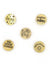 Positivity Pins - Recycled Brass: Optimist