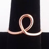 Ellipse Pure Copper Symbol Ring
