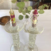 Hand-Painted 4&quot; Dinner or Shabbat Candles, Set of 4 (Kileo Design)