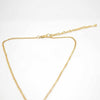 Cone Pendant Goldtone Neckace
