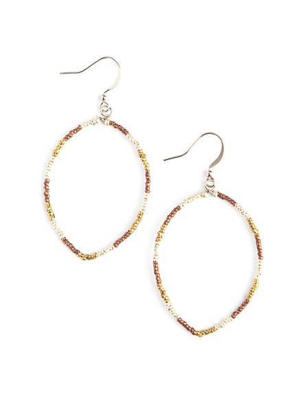 Color Block Artillery Earrings