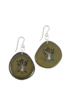 Tagua Tree Earrings