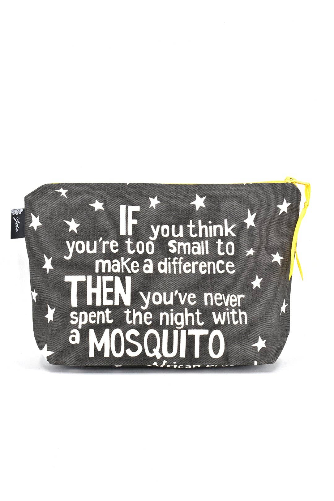 Gray Make a Difference African Proverb Purse