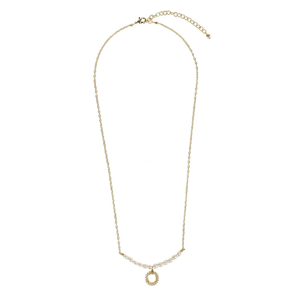 Charm & Pearl Necklace