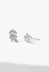 Rowen Leaf Stud Earrings