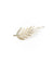 Kavya Barrette - Silver Finish Fern