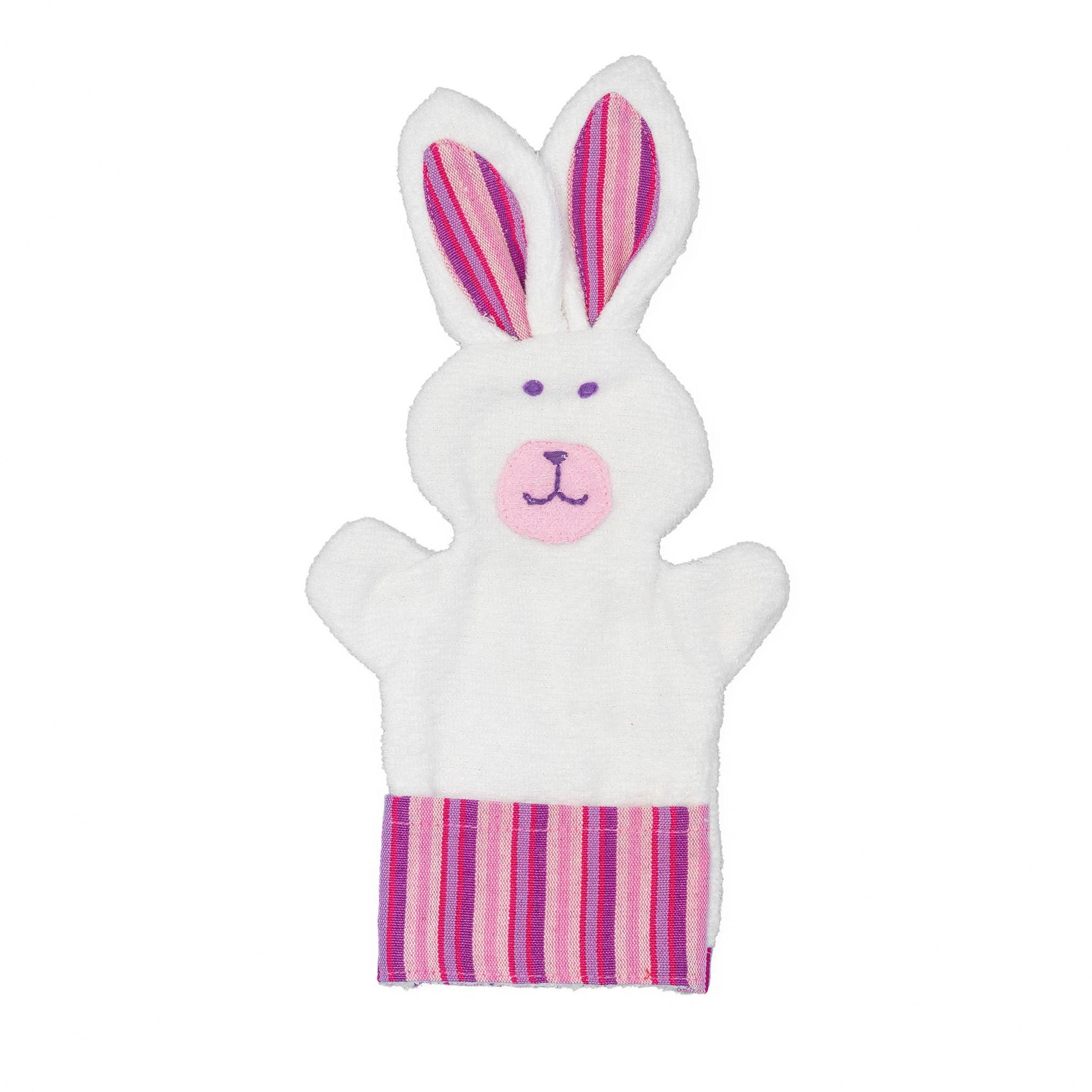 Bunny Puppet Washcloth