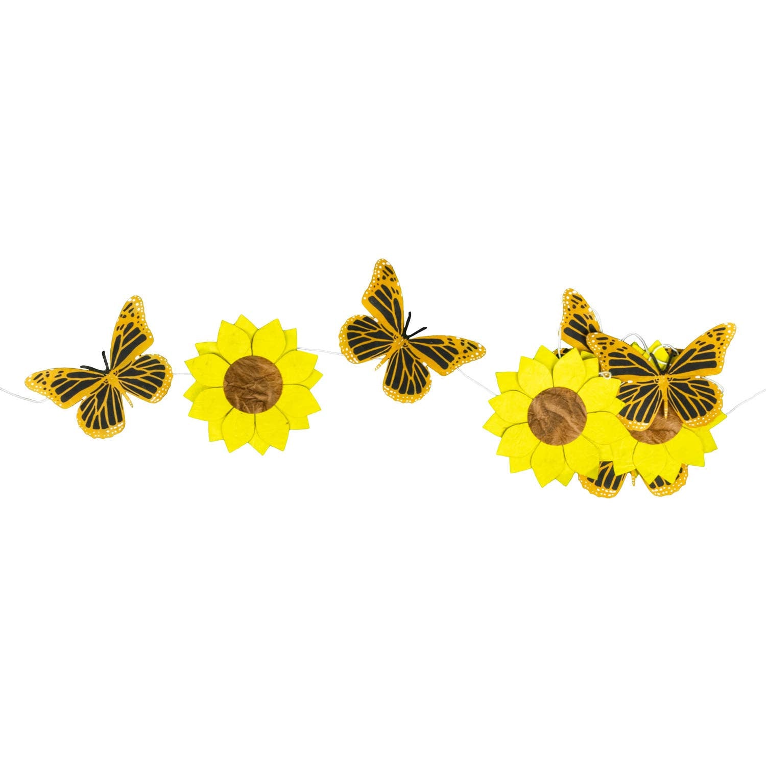 Sunflower Eco-Paper Garland