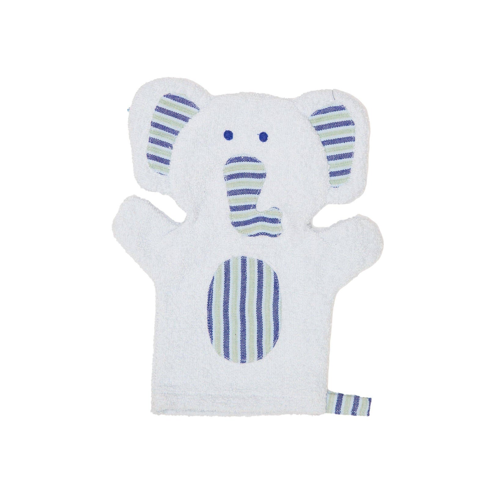 Elephant Puppet Washcloth
