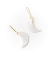Rajani Earrings - Pearl Crescent