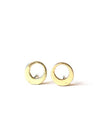 Orbit Stud Earrings - Brass